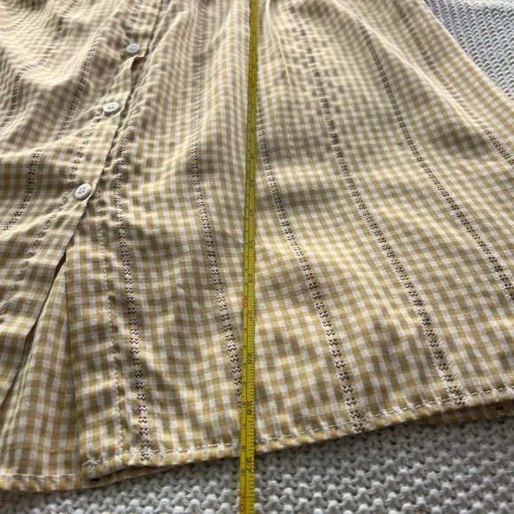 Max Studio Ruffled Button Down Shirt - Picture 8 of 9